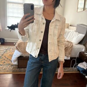 Lou & Grey Cream Denim Jacket
